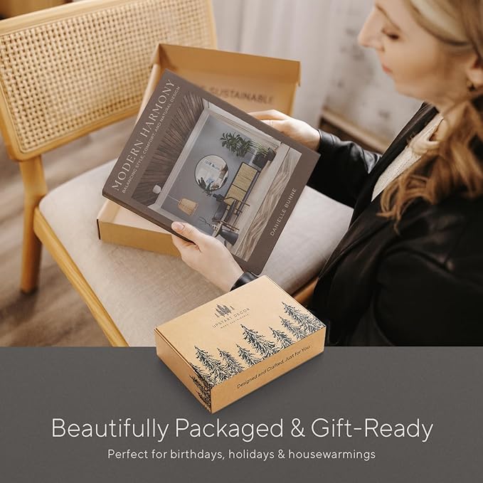 Modern Decorative Books For Home Decor - Set of 3 Faux/Fake Books For Decoration for Aesthetic Coffee Table Bookshelf Mantle Book Decor as Decorative Storage Boxes in Living Room Entryway Shelf Décor