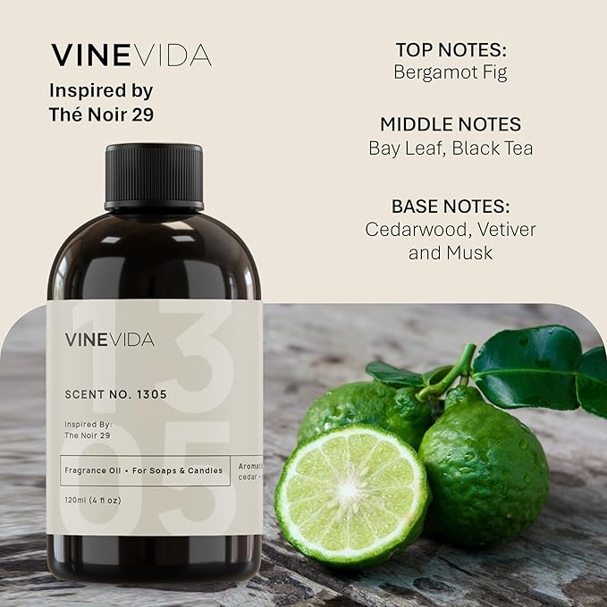 VINEVIDA [32oz] Scent No.1305 Fragrance Oil for Candle & Soap Making - Natural Candle Scents Made in USA
