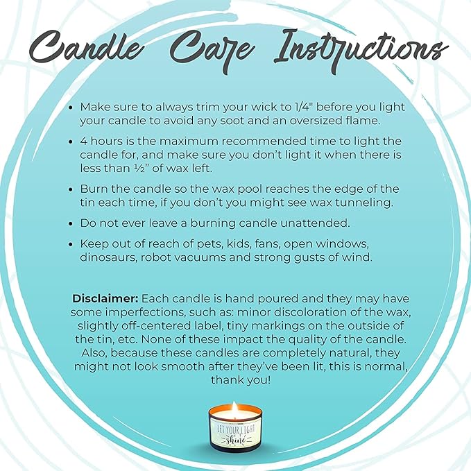 Moonlight Makers, Happy Anniversary, Rose Gold Vanilla Breeze Scented Handmade Candle, Natural Soy Wax Candle, 25+ Hour Burn Time, 8oz Tin