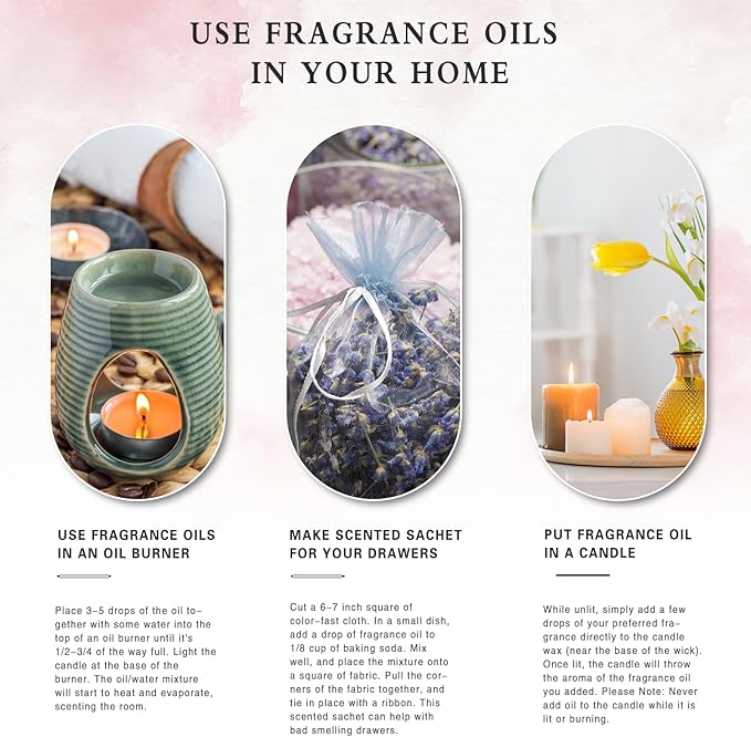 PHATOIL 3.38FL.OZ Pear Fragrance Oils for Aromatherapy, Essential Oils for Diffusers for Home, Perfect for Diffuser, Yoga, Skin Care, DIY Candle and Soap Making - 100ml