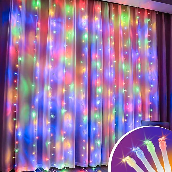 400FT Multi-Colored String Lights – LED Extra Long Outdoor Waterproof Fairy Lights with Remote, Dimmable Timer Decorative Lighting for Christmas, Wedding, Patio, Yard, Party Décor