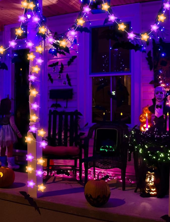 Smart Star Fairy Lights Plug in, 33Ft 16 Million Color Changing String Lights RGB Built in Chip APP & Remote Control DIY Music Sync Twinkle Light for Bedroom Christmas Decoration Christmas Gift
