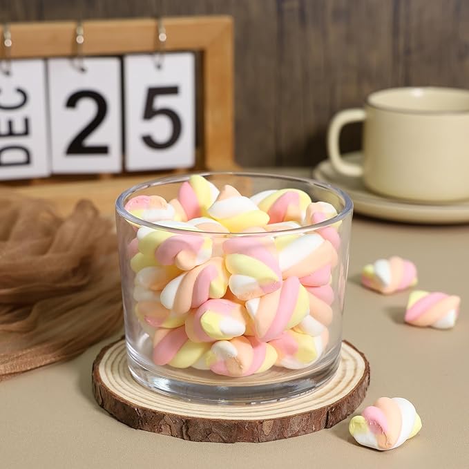 12oz Candle Jars for Making Candles, 8 Pack Large Clear Glass Empty Candle Jars with Bamboo Lids and Wick Kit, Multiple Wicks Wide Mouth Candle Container Bulk, Ideal for Candle Business