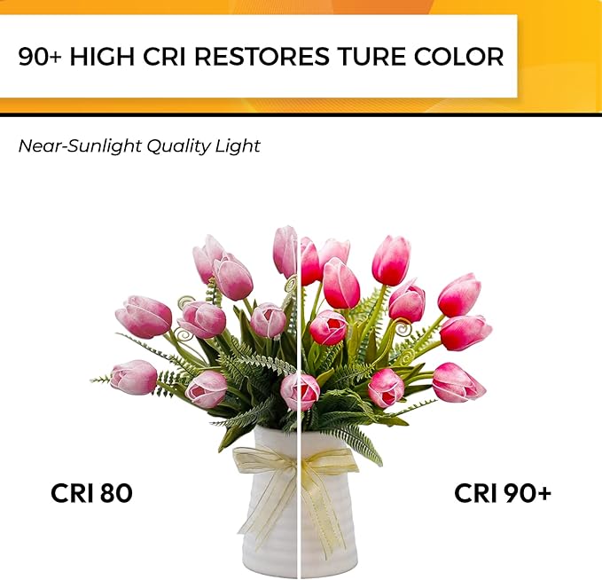 Hizashi E12 LED Bulb 40W Equivalent Candelabra Bulbs Dimmable 2700K Warm White, 90+ CRI Chandelier Light Bulbs, 4W 450LM Flame Tip CA10 Candle Light Bulbs, UL Listed - 24 Pack