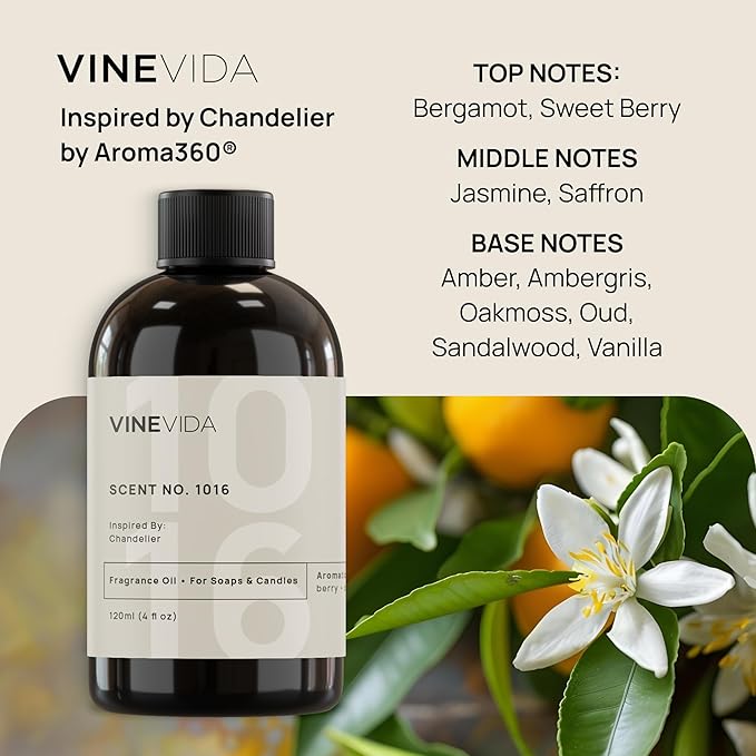 VINEVIDA [32oz] Scent No.1016 Fragrance Oil for Candle Making and Soap Making - Premium Candle Scents for Soy Candles