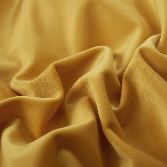JUSPURBET Gold 16x24 inch Pillow Cover Set of 2 Soft Decorative Lumbar Velvet Throw Pillow Cases for Couch Bed Sofa Zippered Closure Luxurious Velvet Fabric Machine Washable Home Decor