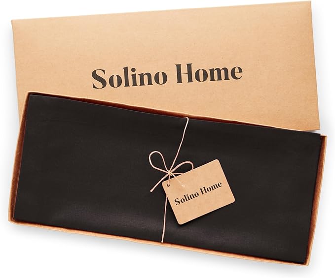Solino Home Linen Table Runner 144 Inches Long - Athena, 100% Pure Linen Chambray Teal 14 x 144 Inch Table Runner for Dining, Spring, Easter, St Patricks Day