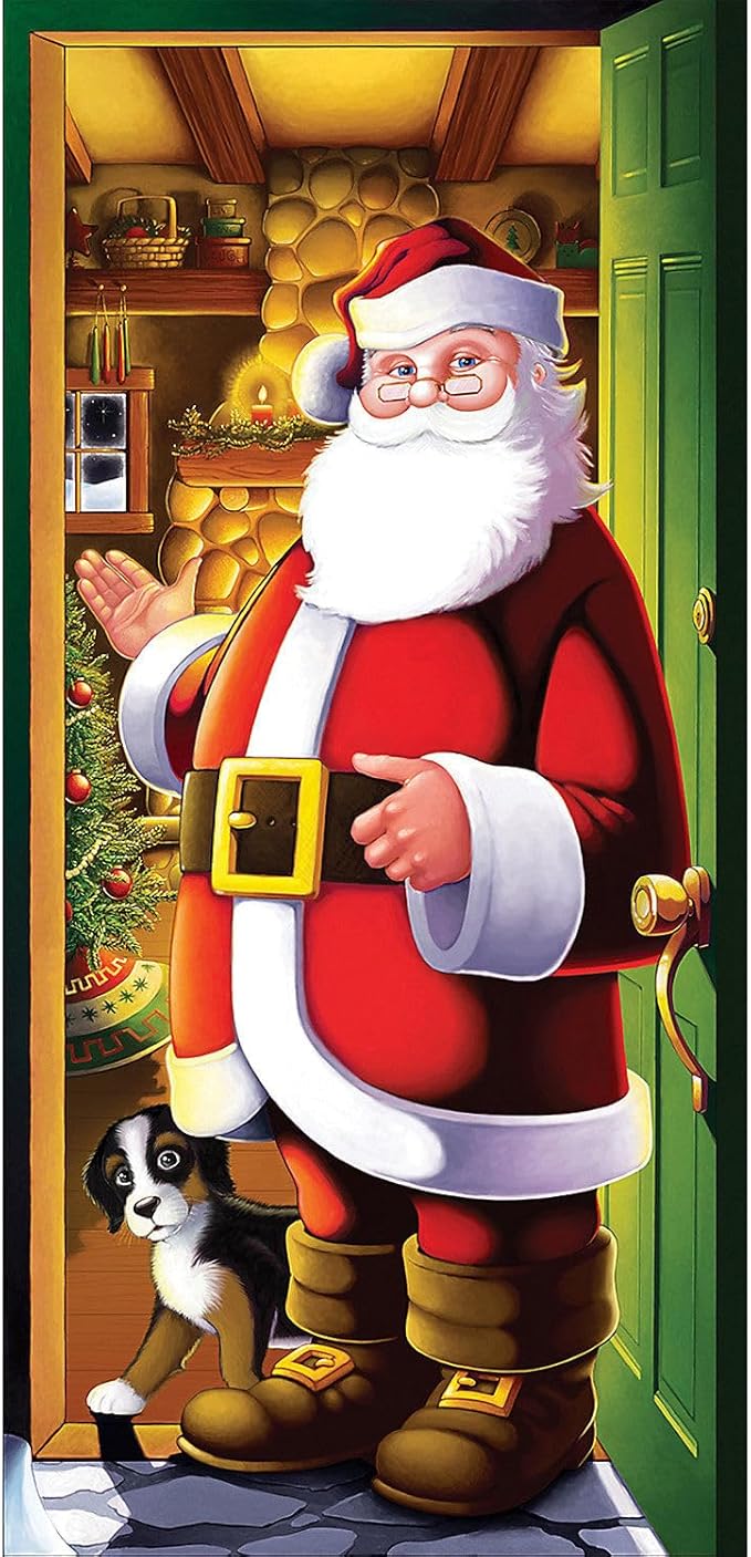 Beistle Santa Door Cover