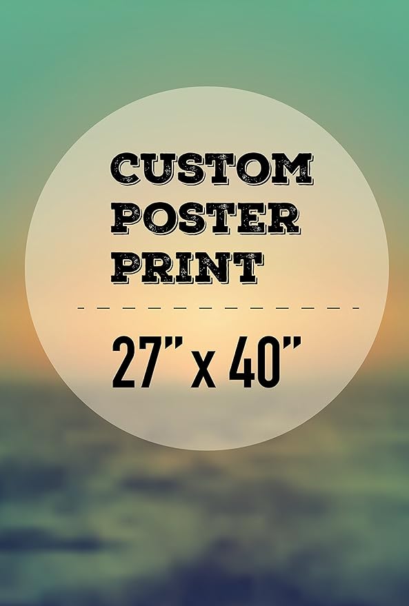wall26 Custom Poster Prints - Upload Your Image/Photo, Personalized Photo to Poster Printing, Durable and Waterproof, Home Decor Wall Art Prints - 27x40 inches