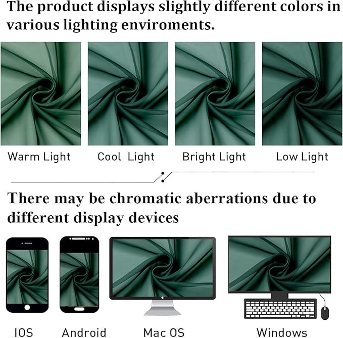 Lecloud Hunter Green Sheer Curtains 90 Inches Long 2 Panels, Airy Voile Solid Curtains, Gauzy Stylish Aesthetic Windows Decor Drapes with Rod Pocket for Bedroom Living Room, Each 42" W x 90" L