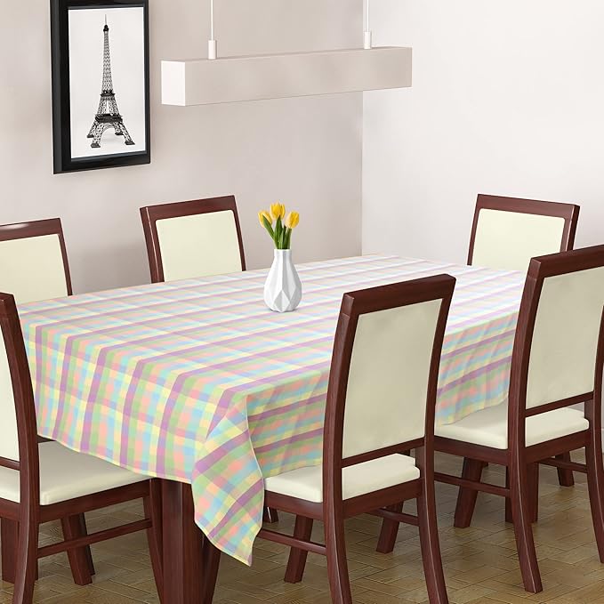 Urban Villa Easter Tablecloth Buffalo Check Table Cloth Tabletop Cover Kitchen Dining Tablecloth 100% Cotton Great Parties Wedding Holiday Dinner Easter Rectangle 60X84 Inches 6-8 Seats Table Cloth