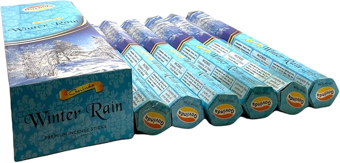 Govinda Winter Rain - 120 Masala Coated Incense Sticks