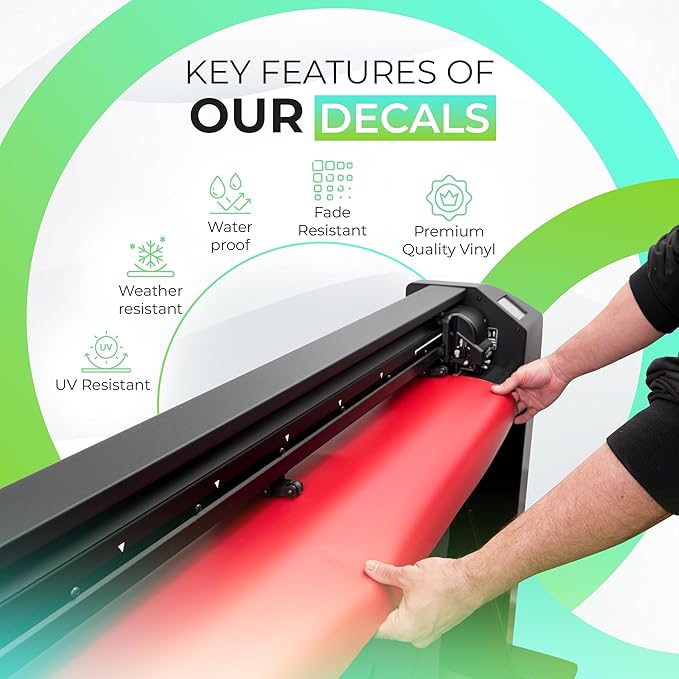 Custom Business Logo Decal for Walls & Windows, Personalize & Build Your Brand with Durable, Weather-Resistant, Waterproof Custom Stickers for Business Commercial Advertising, Home, Office & Corporate