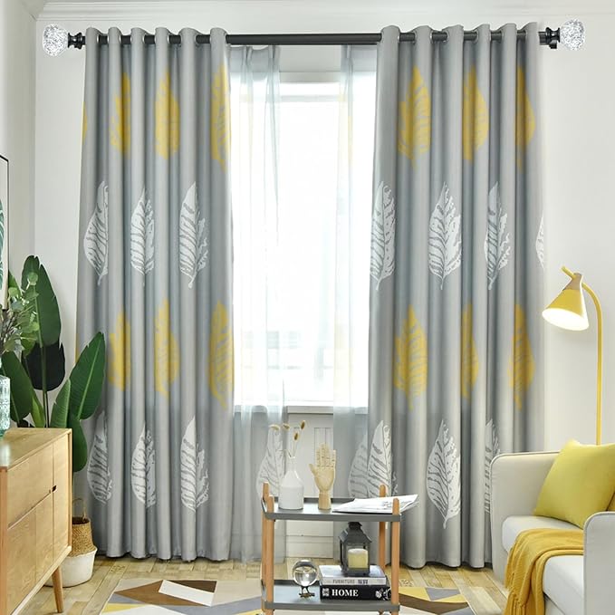 Matte Black Double Curtain Rod for Windows 28 to 48 Inch: Double Window Treatment Curtain Rod Heavy Duty Adjustable from28 to 48 Inch - Silver Foil Resin Finials and Double Curtain Rod