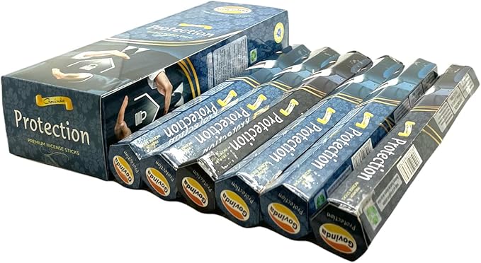 Govinda Incense - 120 Incense Sticks, Premium Incense, Masala Coated (Protection)