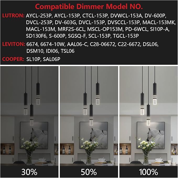 Pendant Lights Kitchen Island, Crystal Pendant Light Fixtures Mini 18W LED Modern Kitchen Pendant Lighting Over Sink and Living Room and Bedroom (Black 3 Light)