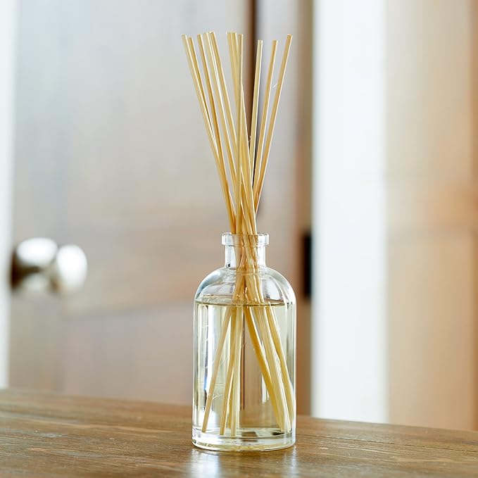 Hillhouse Naturals Reed Diffuser Set - Cashmere Scent Diffuser - Reed Diffusers for Home with Long Lasting Fragrance – 6 oz Oil – Diffuse Time 4-6 Months – Made in The USA