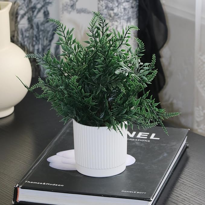 Fake Plants 3 Pack Fake Potted Plants Artificial Plants for Home Shelf Offices Table Home Decor