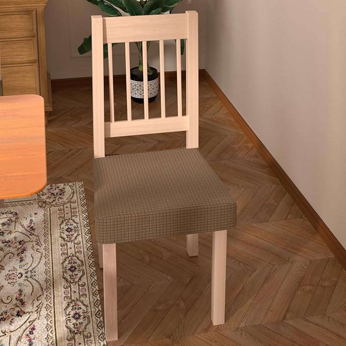 Dining Room Chair Covers,Soft Removable Washable,Dining Room Chair Covers Set of 6,Printed,Floral Pattern,Pet Friendly Furniture Protector Seat Cover,Universal Fit for Hotel