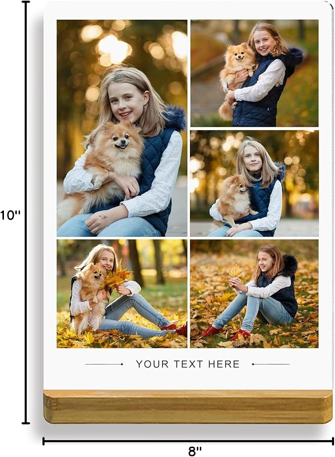 Custom Style Custom Metal Photo Prints,Customize Your own Picture Frame,Personalized Metal Picture Gift for Family and Lovers