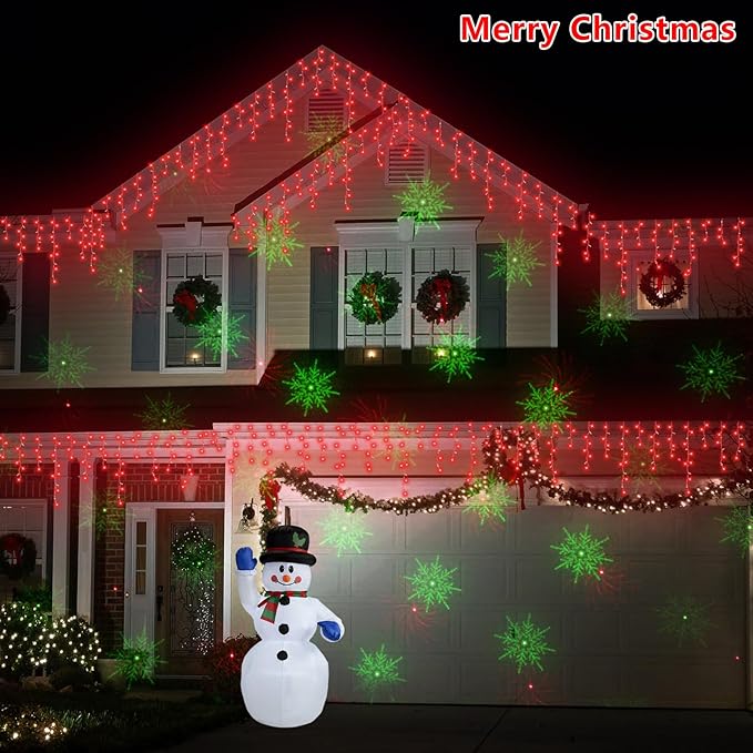 YEGUO 33ft 400 LED Red Icicle Lights for Outside, 80 Drops Icicle Christmas Lights with 8 Modes, Connectable Icicle String Lights with Memory Timer