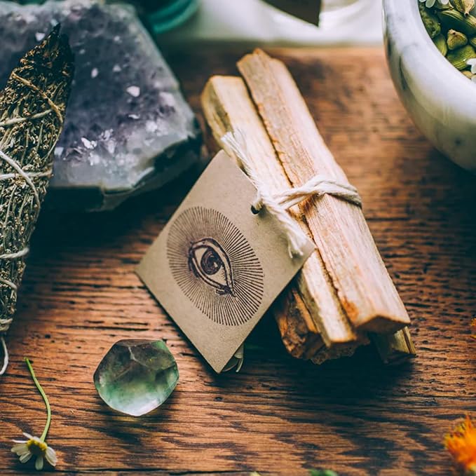 Anima Mundi Apothecary Palo Santo Wood Bundle - Fragrant Incense Sticks - Wildcrafted & Sustainably Sourced Holy Sticks - Burning Wood Incense