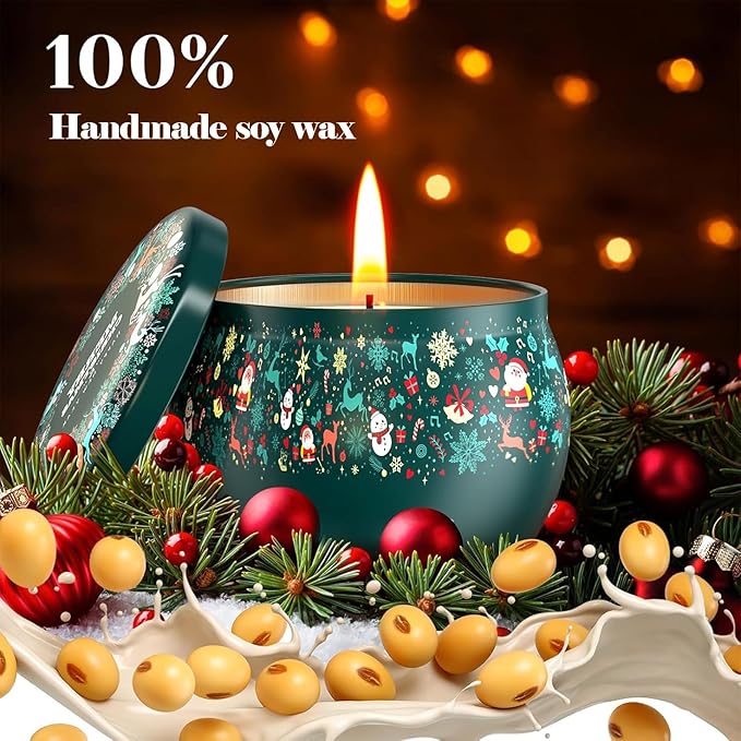 Aromatherapy Christmas Candles for Home Scented