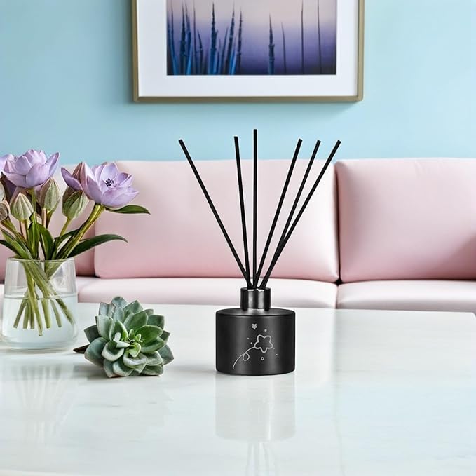 200pcs Fiber Aromatherapy Diffuser Sticks - Replacement Reeds for Essential Oil - Home Fragrance Reeds Sticks for Air Freshener