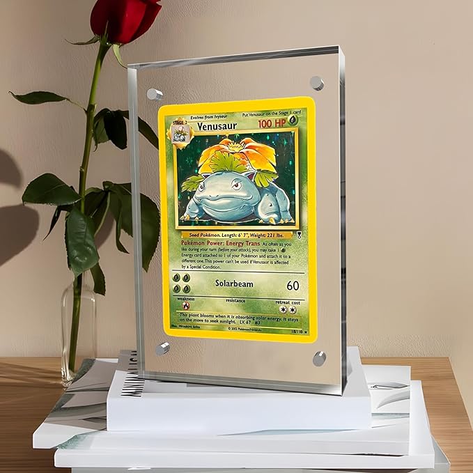 4x6 Inches Acrylic Picture Frames 3 Pack, Double Sided Magnetic Photo Frames,Free Standing on Desk or Table Clear Picture Frames