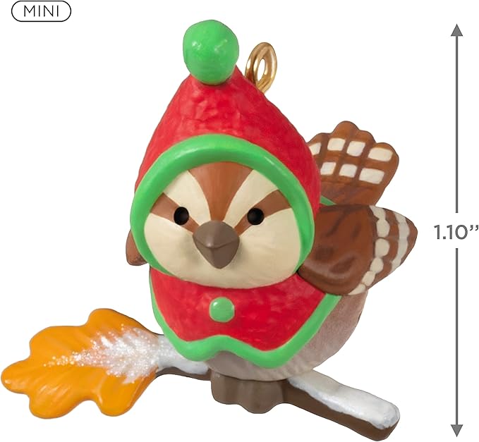 Hallmark Keepsake 1.1" Miniature Christmas Ornament 2023, Cozy Lil' Critters Mini, Gifts for Her
