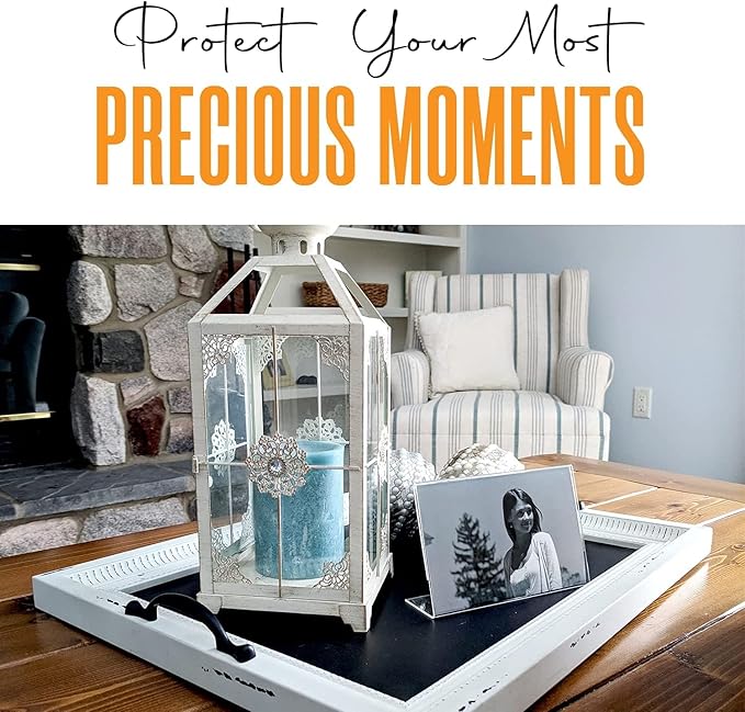 Photo Booth Nook | 4x6 Acrylic Sign Holder (72 Count) | Crystal Clear Acrylic Picture Frames | Bulk Picture Frames 4x6 | Horizontal Orientation