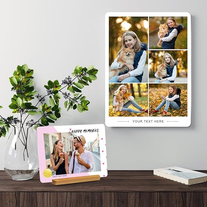 Custom Style Custom Metal Photo Prints,Customize Your own Picture Frame,Personalized Metal Picture Gift for Family and Lovers