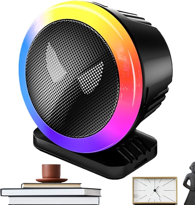 RGB Lights - Led Sound Activated Ambient Lighting, Full Color Music, Pulsing Lights for Dj, Stereo, Desktop, Car, Party, Home, Camping, Outdoor, Theater, 2.76x2.36x3.15 Inches