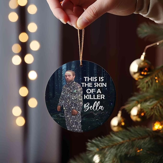Christmas Ornament - Ceramic Ornament - Holiday Tree Decor - Xmas Movie Decorations - Indoor Decoration - Home Xmas Decor for Tree - Gift for Christmas