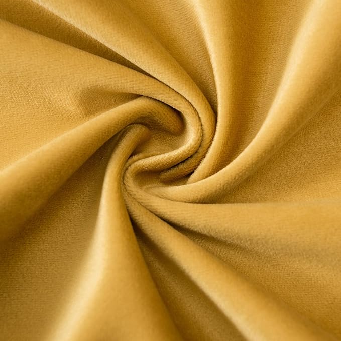 JUSPURBET Throw Pillow Covers Set of 2 Decorative Velvet Pillow Covers for Couch Sofa Bed Soft Euro Cushion Covers Cases with Invisible Zipper for Living Room Home Decor 28x28 inch,Gold