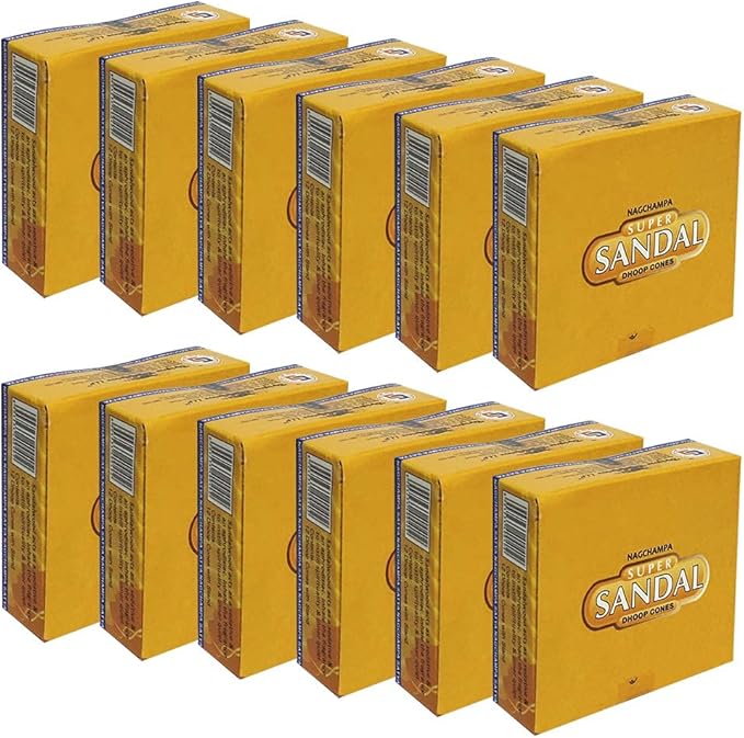 Super Sandal Incense Cones and Cone Burner Bundle - Satya Incense