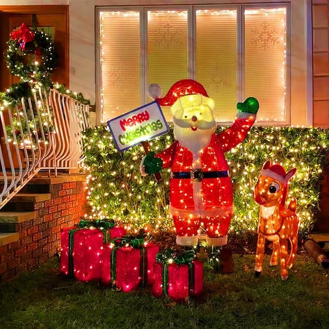JMEXSUSS Outdoor Christmas Lights Plug in: 315ft 1200 LED Christmas Tree Lights with Remote - 8 Modes Warm White Xmas String Light for Wedding Holiday Yard Party Indoor Decoration
