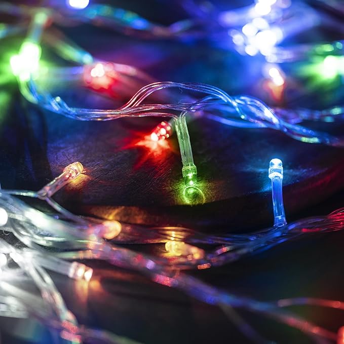 400FT Multi-Colored String Lights – LED Extra Long Outdoor Waterproof Fairy Lights with Remote, Dimmable Timer Decorative Lighting for Christmas, Wedding, Patio, Yard, Party Décor