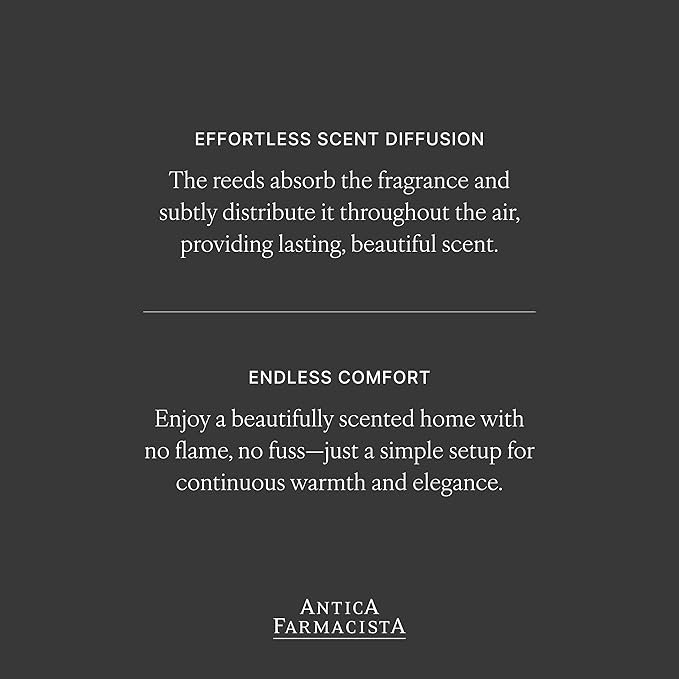 Antica Farmacista Home Ambiance Diffuser - Long-Lasting Reed Scent Diffuser - Luxury Room Freshener Gift - Prosecco, 3.4 fl oz
