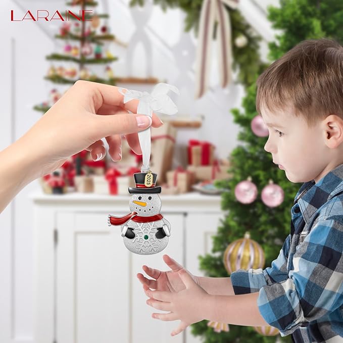 Laraine Christmas Tree Ornaments – 2025 Hanging Decorative Pendant of Tree Car Charm Holiday Keepsake Gift Home Decor (Snowman (2025))