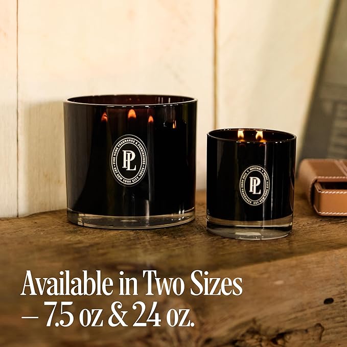 Preston Lane Luxury 2-Wick Scented Candle, Doheny Drive, 7.5 oz Hand-Poured in USA | Long Burn Time (20-30 Hrs), Vegan Soy Wax Blend, Decorative Glass Vessel, Fine Italian Fragrance