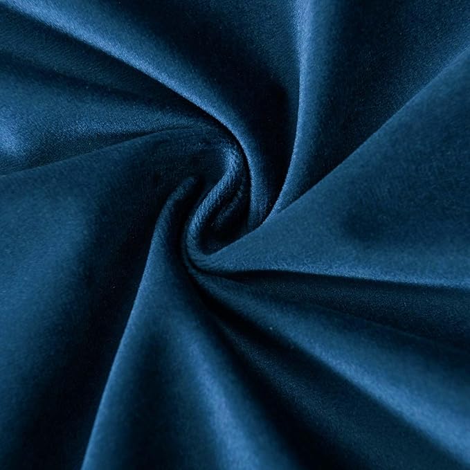 JUSPURBET Throw Pillow Covers Set of 2 Decorative 26x26 Velvet Pillow Covers for Couch Sofa Bed Soft Cushion Covers Cases with Invisible Zipper for Living Room Home Decor,Navy