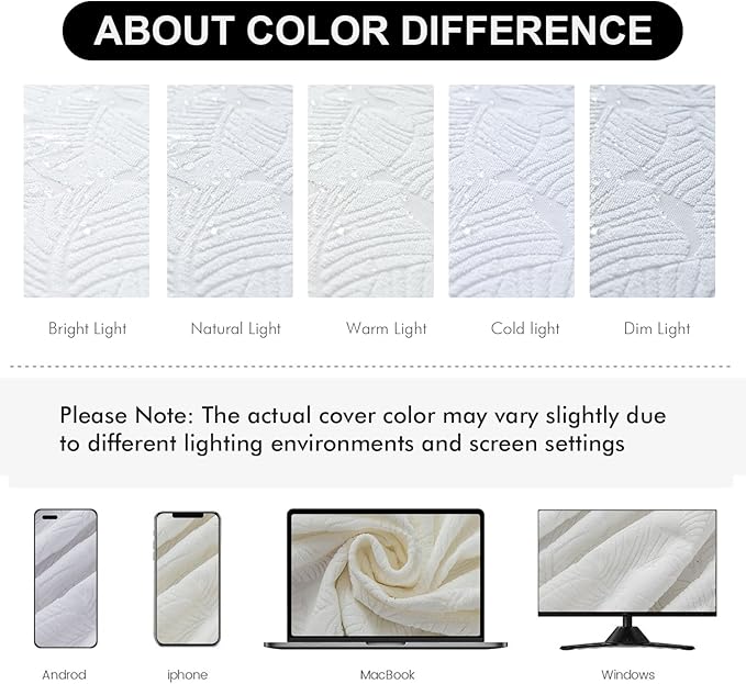 Genina 100% Waterproof Dining Room Chair Covers Set of 4 Stretch Kitchen Chair Covers Parsons Chair Slipcovers for Dining Room Chair Protector Cover, Removable, Washable (Leaf Pattern-Cream)
