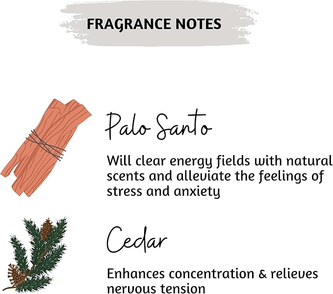 Folkulture Incense Sticks (75 Sticks) |8" Premium Palo Santo & Cedar Incense Sticks for Deep Sleep, Aromatherapy, Relaxation Gifts|No Charcoal,Organic,Non Toxic, 45 Mins, Long Burning Insence-Sticks