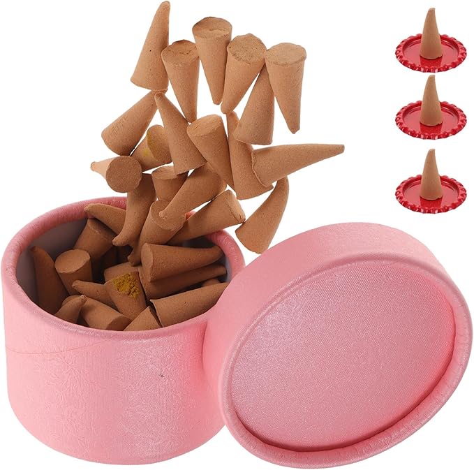 3 Boxes Scented Incense Cones for Aromatherapy and Meditation Mixed Fragrance Cones with Sandalwood Pine and Calming Aromas for Yoga Relaxation Home and Office Air Purification