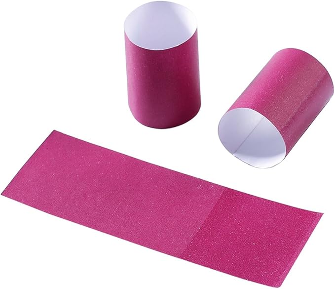 Gmark Paper Napkin Band Box of 2500 (Burgundy), Paper Napkin Rings self Adhesive GM1050