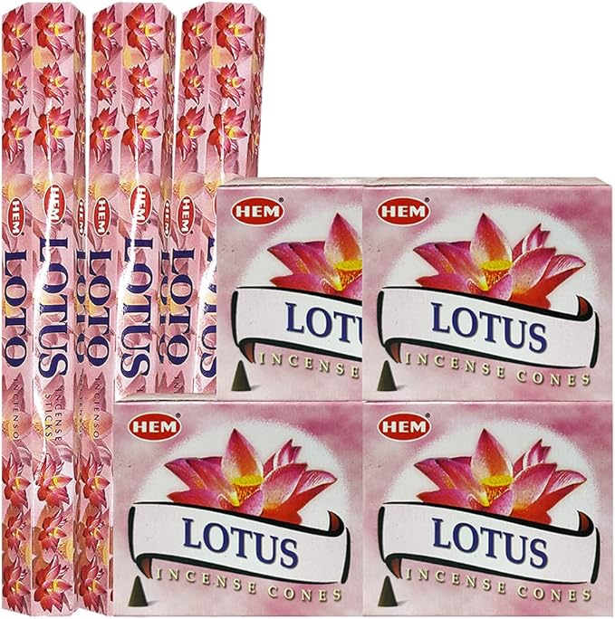 Lotus Incense Sticks and Cone Incense Holder Variety Pack Bundle insence insense insienso