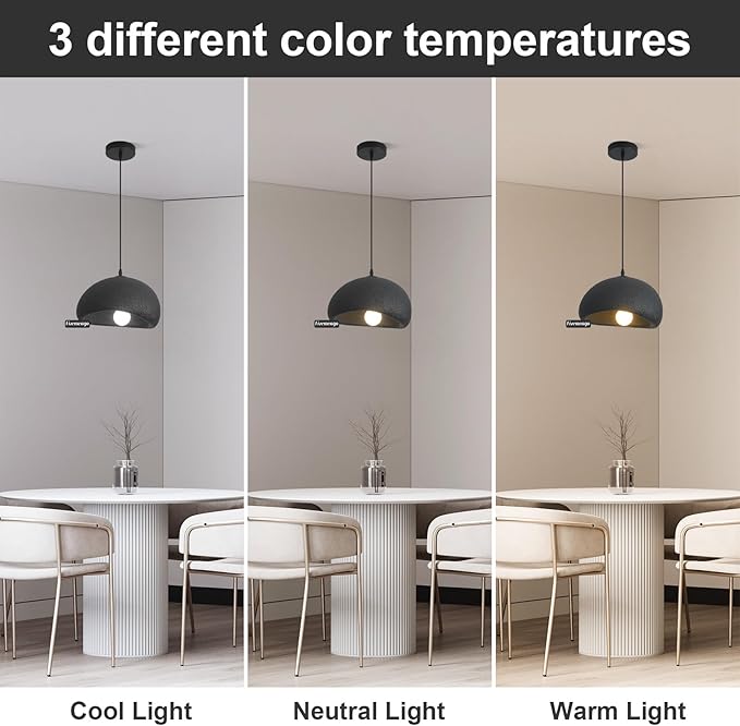 11.8in Wabi Sabi Pendant Lights Kitchen Island Lighting Fixture Ceiling Mount Black Modern Japanese Lamp Japandi Chandelier for Dining Living Room Hallway Bedroom Restaurant Hanging Lamp