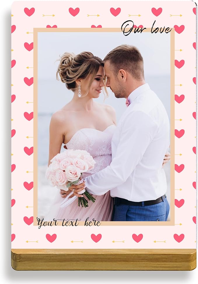 Custom Style Custom Metal Photo Prints,Customize Your own Picture Frame,Personalized Metal Picture Gift for Family and Lovers
