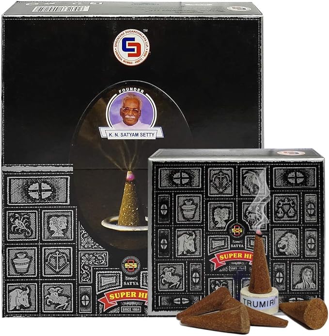 Super Hit Incense Cones and Cone Incense Burner Bundle Insence Insense Satya Incense